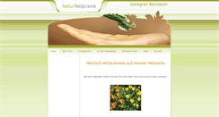 Desktop Screenshot of naturheilpraxis-bierbaum.de